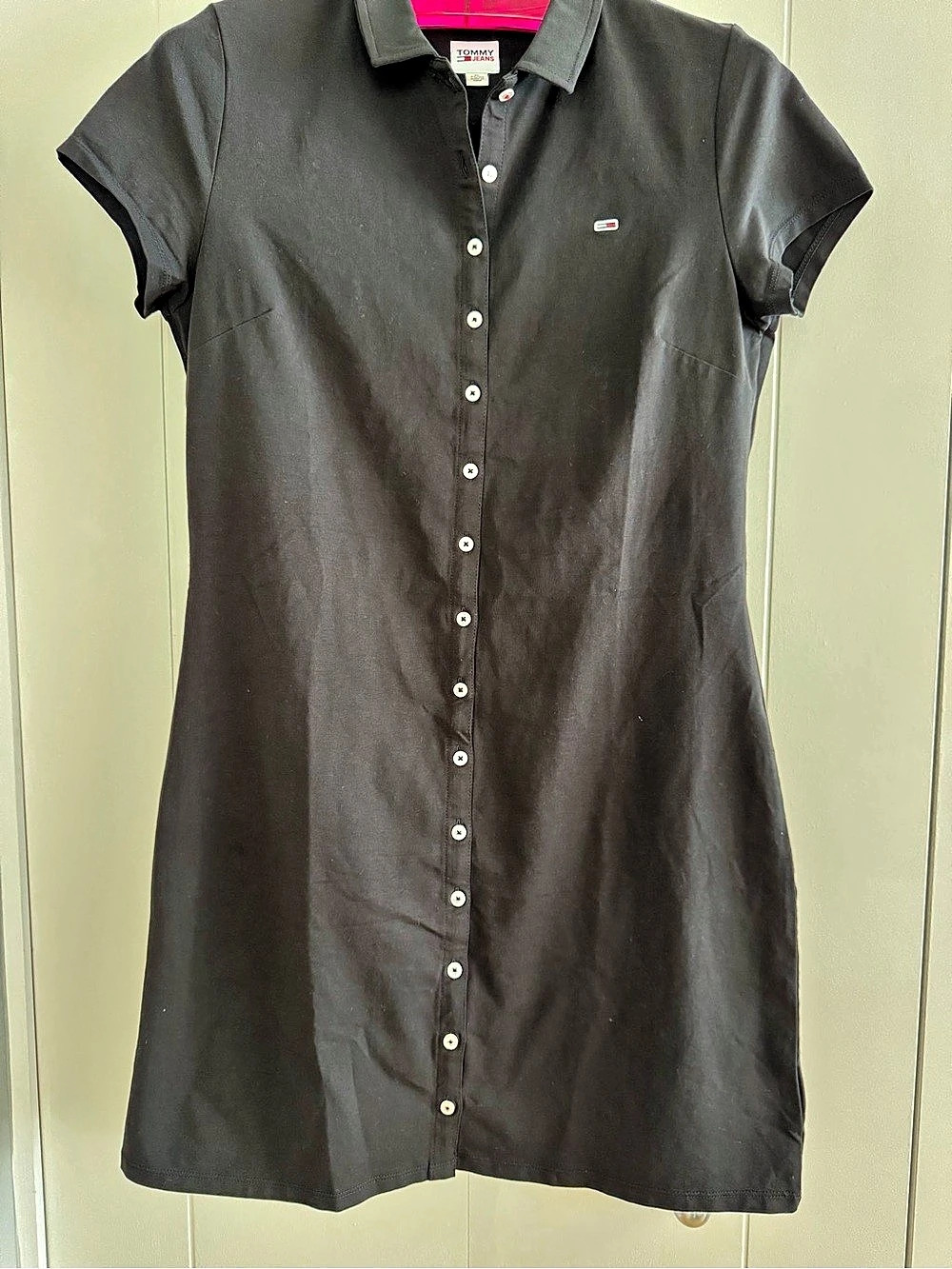 Tommy Hilfiger Polo Shirt Dress in Black - NEW - Size XL